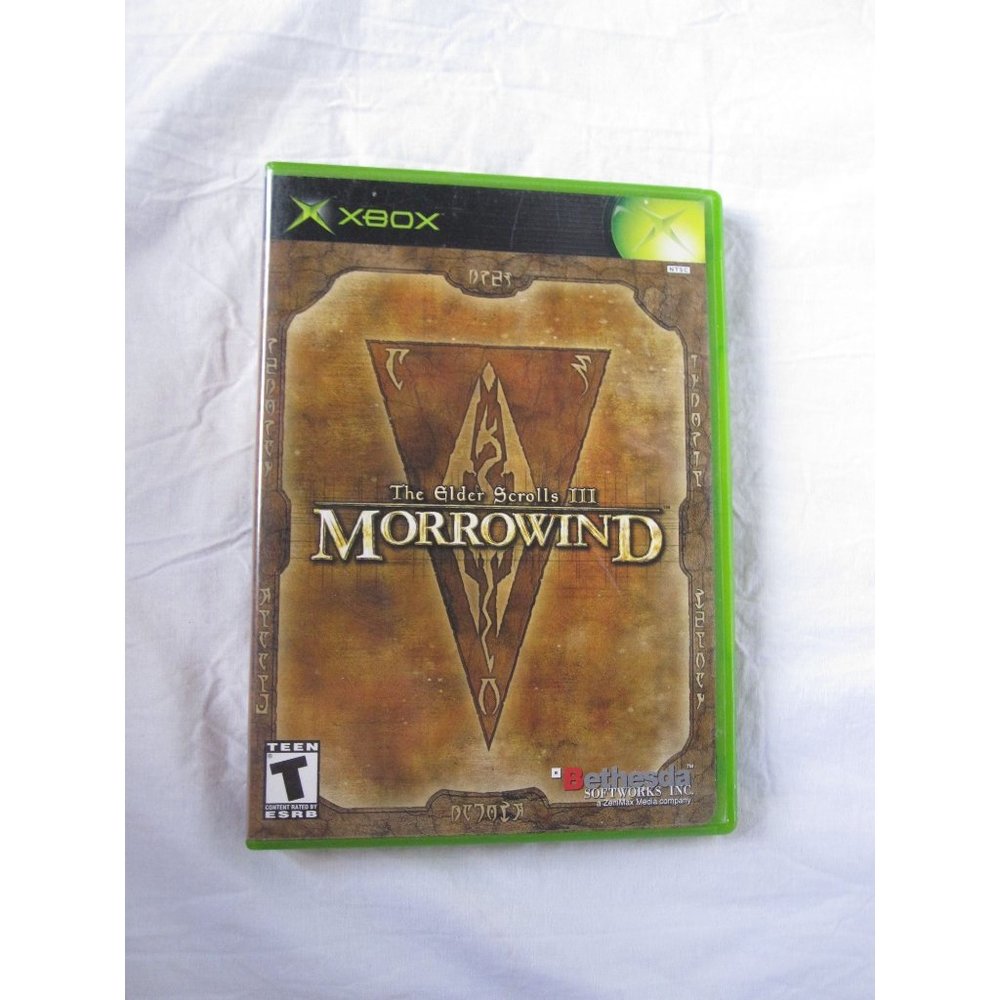 Morrowind The Elder Scrolls III 3 game with disc, case & manual XBox‎ Rated Teen